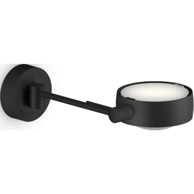 Occhio Wandlamp Sento Letto E - zwart mat - rechts - zonder Occhio Air - 20 cm