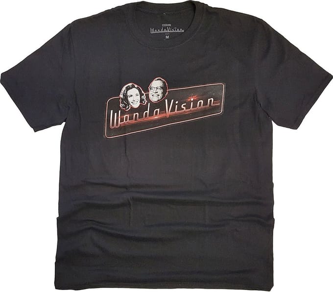 Marvel WandaVision - Red Logo Heren T-shirt - M - Zwart