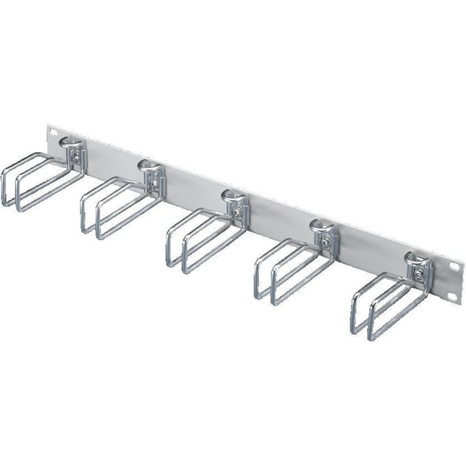 Rittal 7257200 19 inch Kabelgeleiding voor patchkast 1 HE Grijs