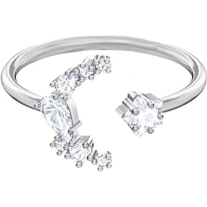 Bague Ouverte Moonsun en Cristal Swarovski Pénélope Cruz Bagues pour Femme 5513974 55 white