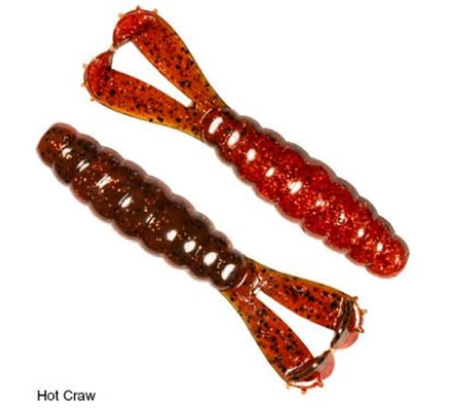 Zman zacht kunstaas Billy Goat 4,25 inch 3/pak Hot Craw (5445)