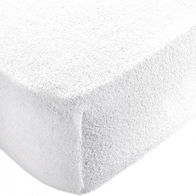Day Dream - Stretch - Molton - Hoeslaken - Lits-jumeaux - 190x220 cm - Wit