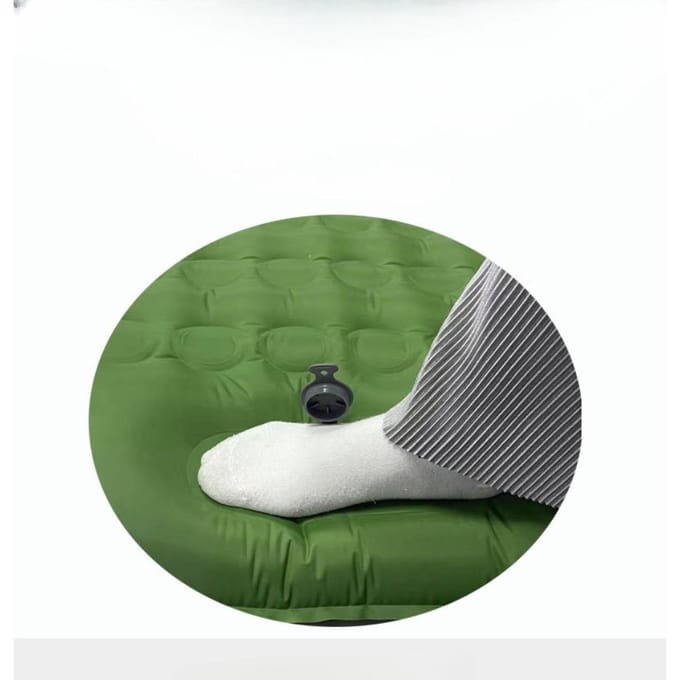 Ultralicht Kampeer Opblaasbaar Matras Nylon 40d Waterdicht Lekkend Vrij Draagbaar Buiten Kampeer Mat beige