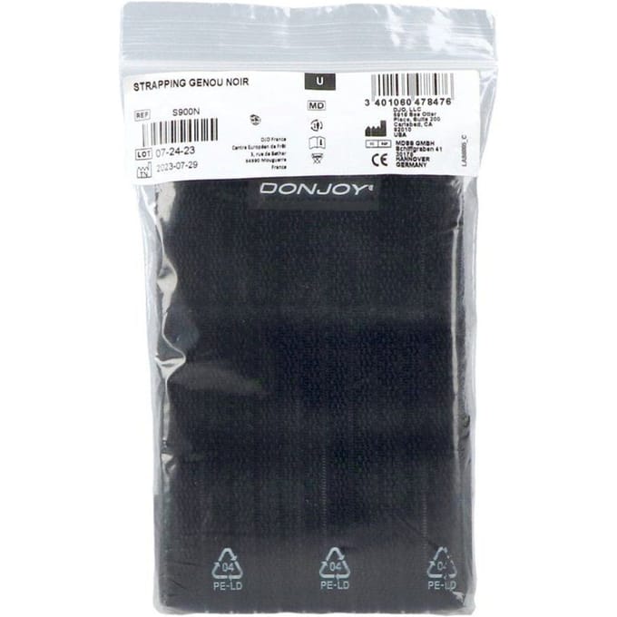 DonJoy® Strapping Knie Zwart 1 Overige