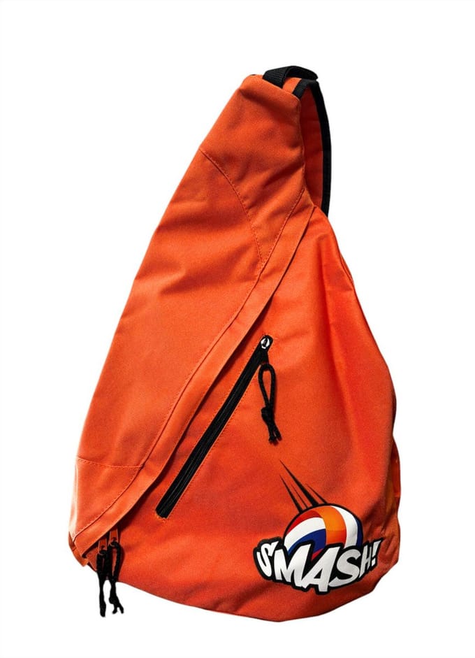 Mikasa "Smash" Volleybal Rugzak Triangle Oranje