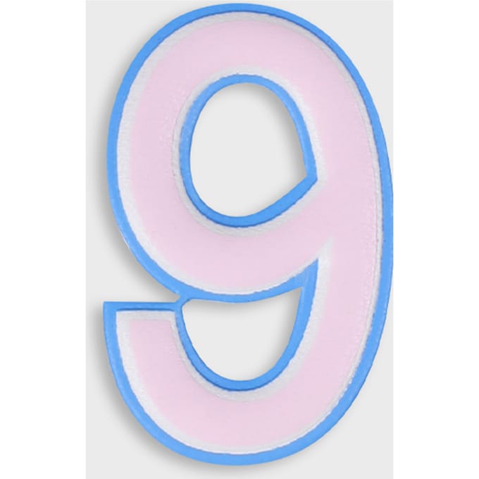 Number 9 Number Sticker