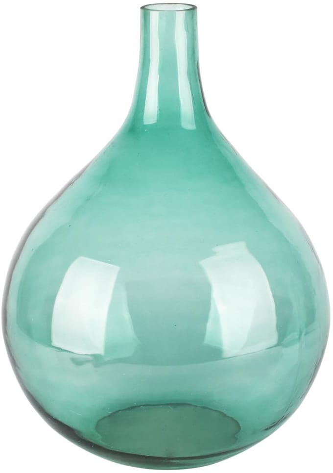Dekoratief | Deco vaas 'Aquamarine', transparant, glas, 32x32x45cm | A258387