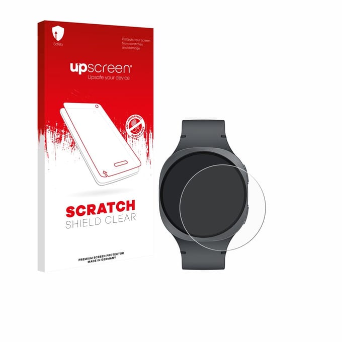 upscreen - Screenprotector voor Samsung Galaxy Watch 8 (40 mm) - Folie Beschermfolie transparant