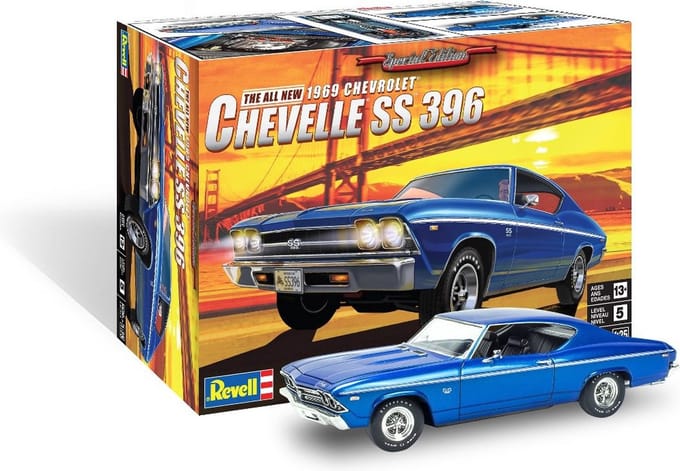 Revell Modelbouwpakket Auto - 14492 1969 Chevelle SS Car Plastic - 1:25 - Modelbouw