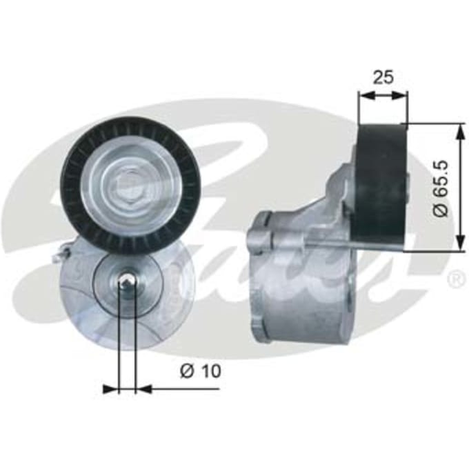 Spanpoelie, V-riem DriveAlign GATES T39281