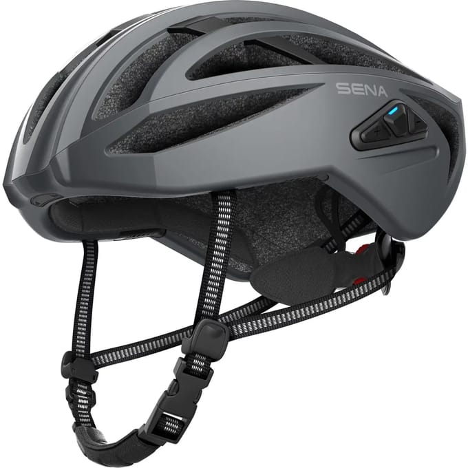 Sena R2 Smart Cycling Helm mat grijs maat S