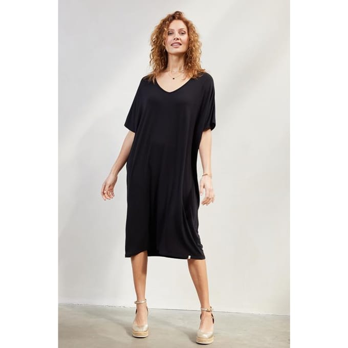Long loose dress Elena Black