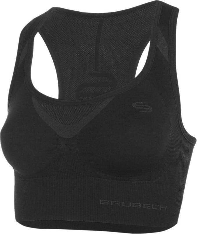 Brubeck Naadloze Sport BH - Maat S - Zwart