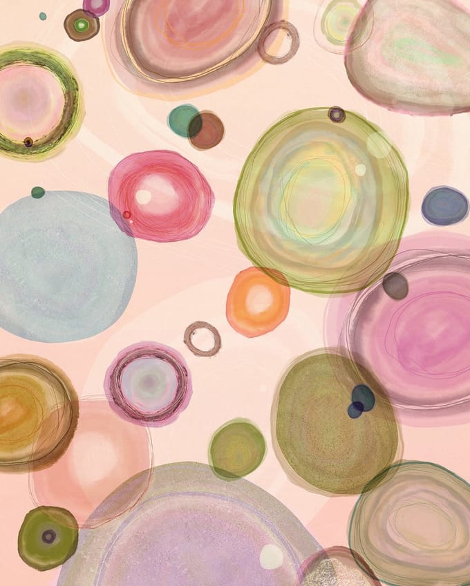 Fotobehang - Microcosmos 200x250cm - Vliesbehang