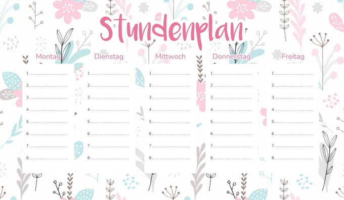 Wallvy Serie - Magnetisch Lesrooster - 45x26CM - Delicate Bloemen en Takken