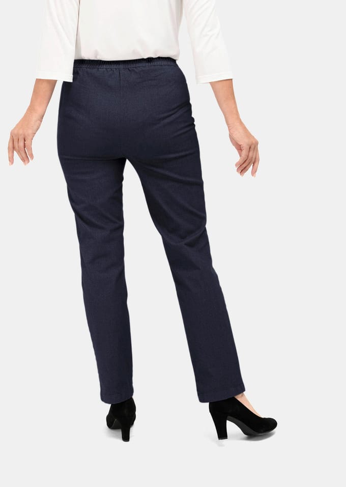 Jeansbroek - marine - Gr. 54 van Goldner Fashion