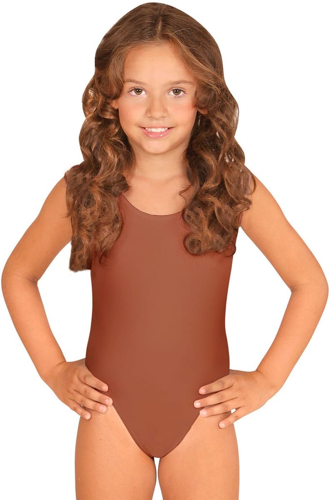 Mouwloze Body Voor Kinderen Bruin