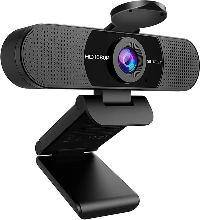 Webcam voor PC - Ruisvrije Microfoon - Laptop Webcam USB - Video