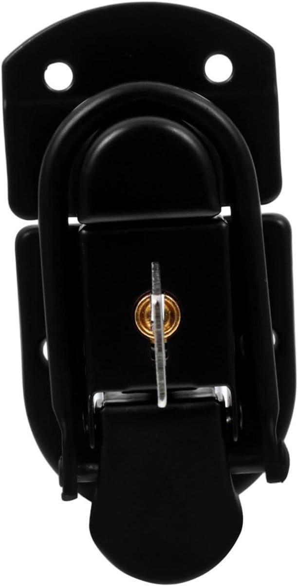 Decoratieve Sluiting - Kist Sluiting Latch - Bagage Beveiligen - Stijlvol Compact Ontwerp - 7 cm - Zwart