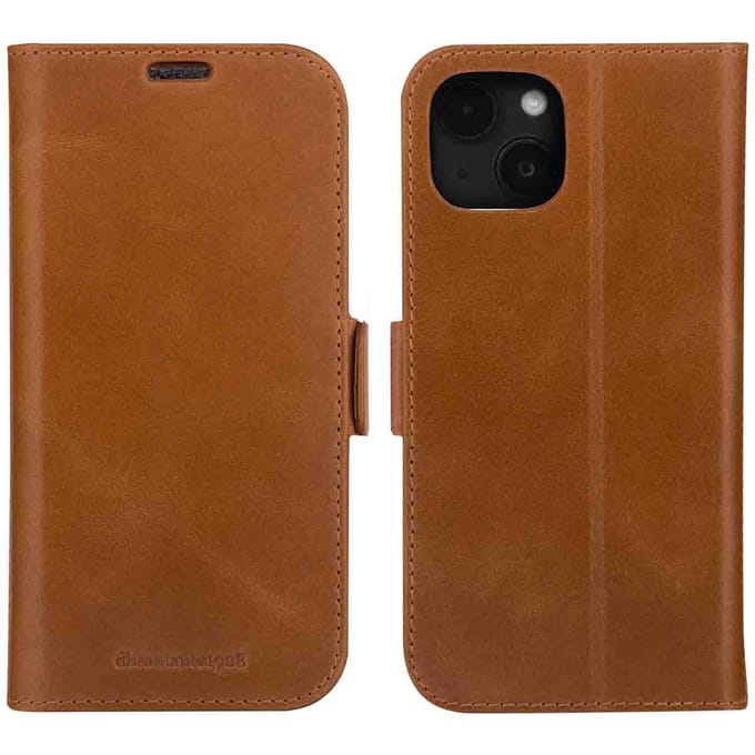 dbramante1928 Copenhagen Bookcase voor de Apple iPhone 17e / 16e / 15 / 14 / 13 - Bruin