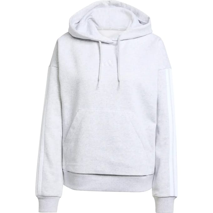 Adidas Essentials 3 Stripes Fleece Hoodie Wit M Vrouw