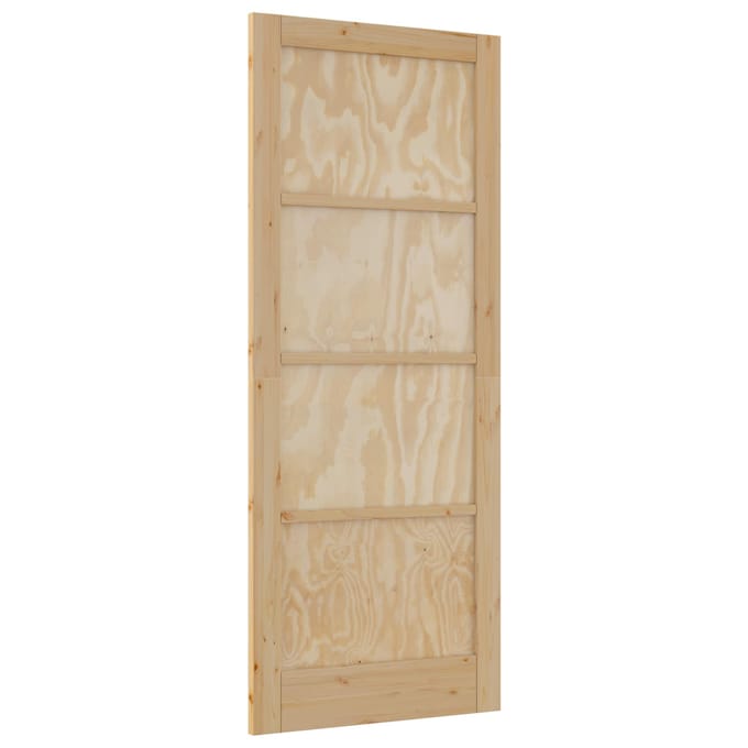 vidaXL - Interne - Deur - 86 - x - 211 - cm - Multiplex - Naturel