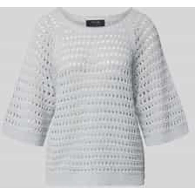 Gebreide pullover met 1/2-mouwen