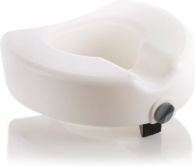 Moretti Toiletverhoger met centraal blok - 12 cm - Wit
