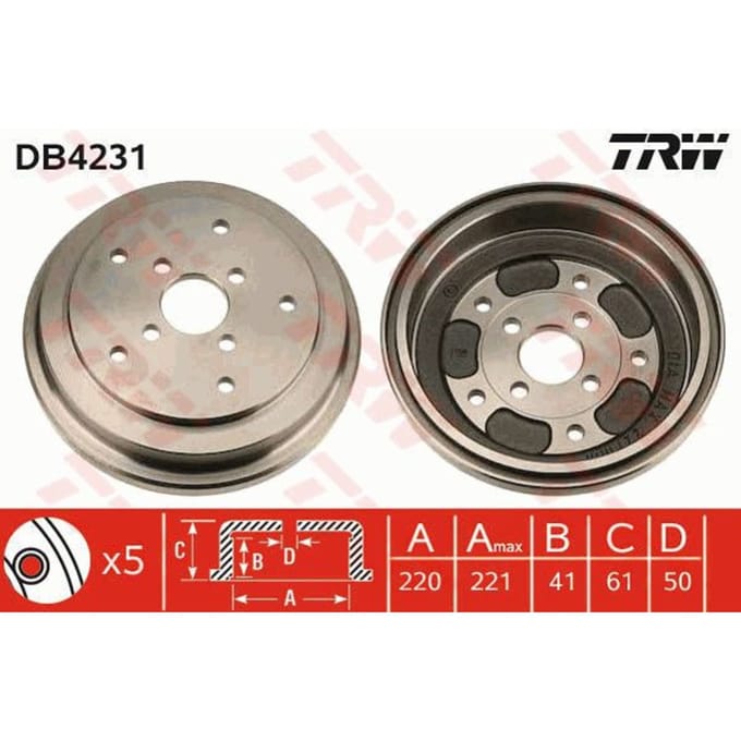 Remtrommel TRW DB4231