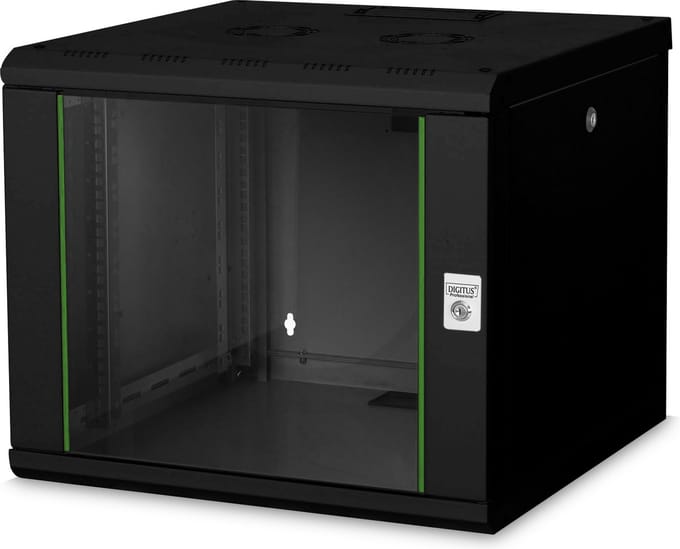 DIGITUS DN-19 09U-6/6-SW - 9U - Wall Mounting Rack Cabinet