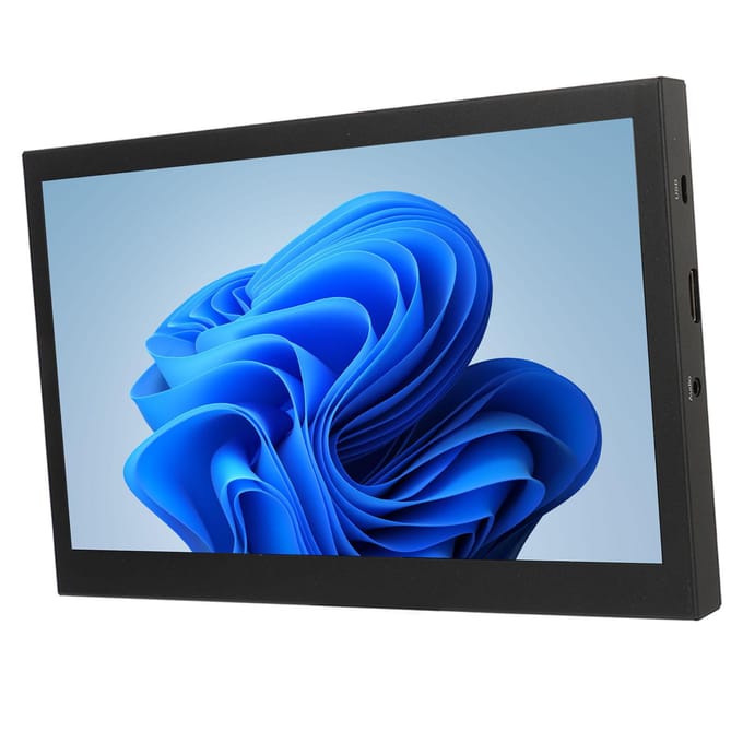 10in Draagbare Monitor IPS 1024x600 USB Koptelefoon HD Multimedia Interface met Dubbele Luidsprekers