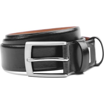 Profuomo Riem Leer Zwart - Maat 85 - Heren - Riem formeel