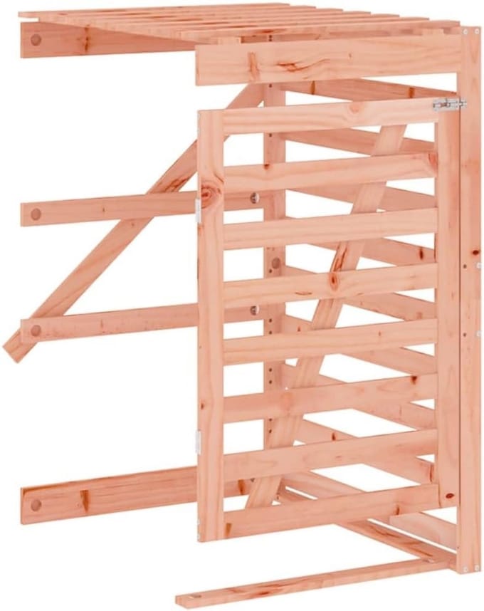 Containerberging Verlengstuk - Tuinbak Pergola - Afvalbak Opslag - Vergroot Capaciteit - 915 x 78 x 1285 cm - Douglashout