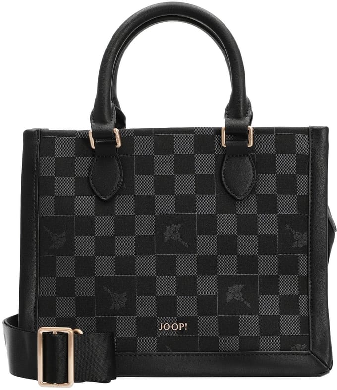 JOOP! handtas schoudertas Piazza Scacchi Aurelia Handbag Black zwart