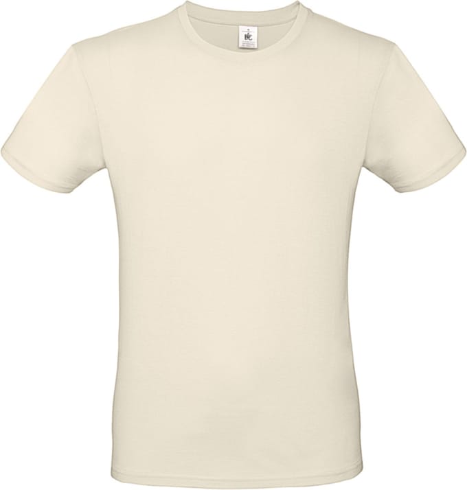 Classic E150 T-shirt B&C Collectie Naturel Maat 3XL