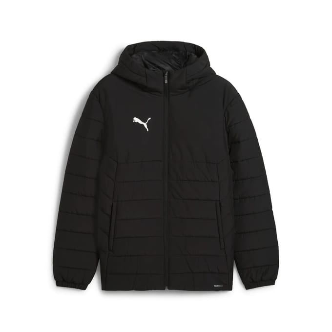Puma Team Padded Winterjas - Zwart/wit -