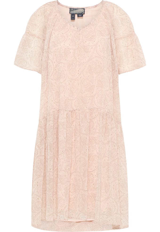 Dreimaster Jurk Dames Roze Veelkleurig