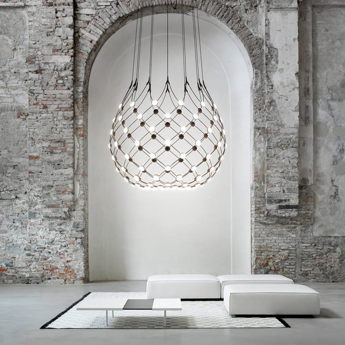 Luceplan Mesh hanglamp Ø 100cm 2m afhanghoogte