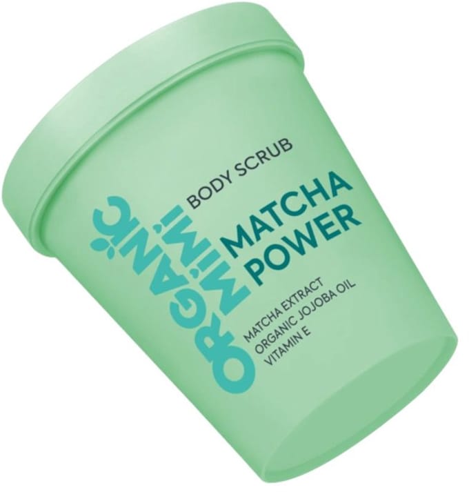 Natuurlijke Groene Matcha & Jojoba Body scrub - vitamine E - zout en suiker 200 ml