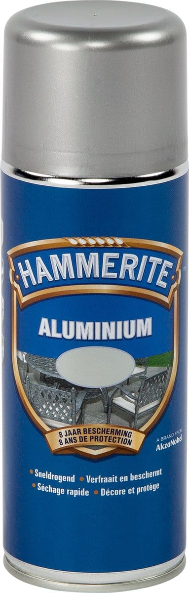 Hammerite Aluminium Spray - 400 ml - Afwerkingslaag