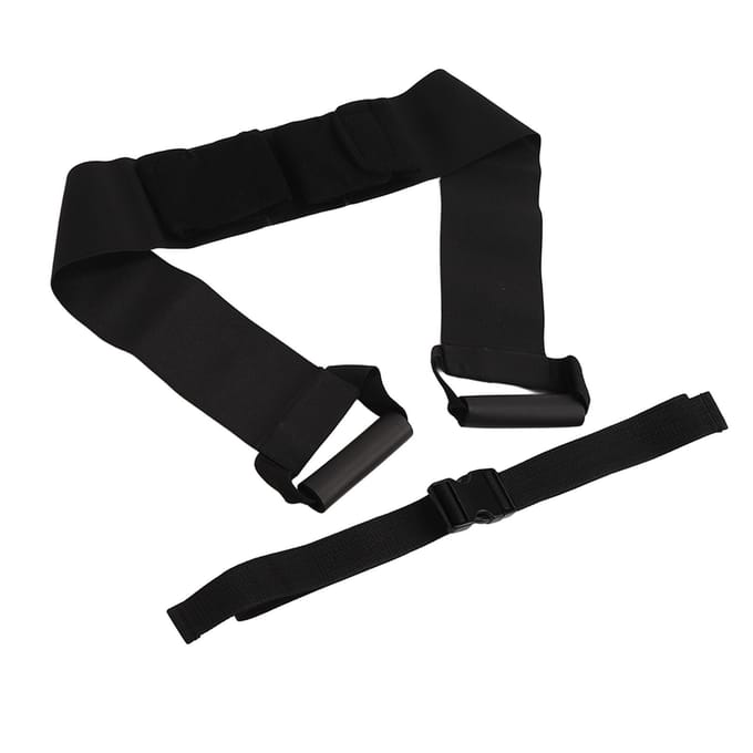 Beenheffer Trainingshulp Rekken Professioneel Draagbaar Ademend Trainingsband voor Beroerte black