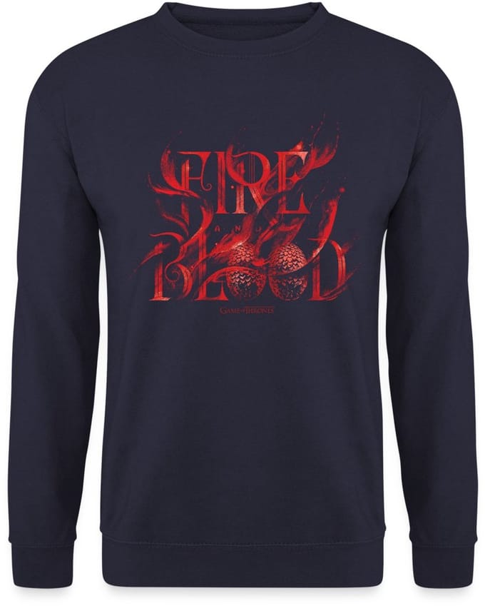 Game Of Thrones Huis Targaryen Fire & Blood Sweater Heren