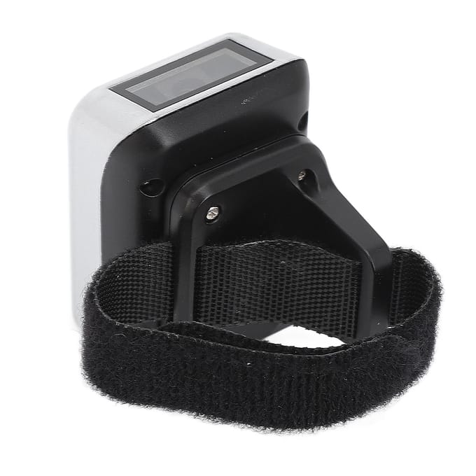 Ring Barcodescanner 1D 2D QR Draadloos Draaibaar Direct Upload Opslag Draagbare Barcodelezer voor gray