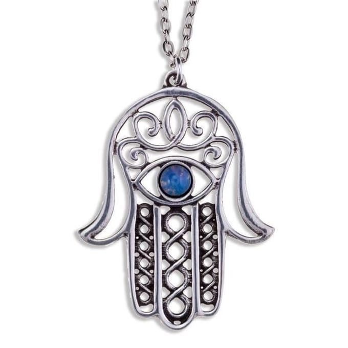 St Justin hamsa de hand hanger (PN897)