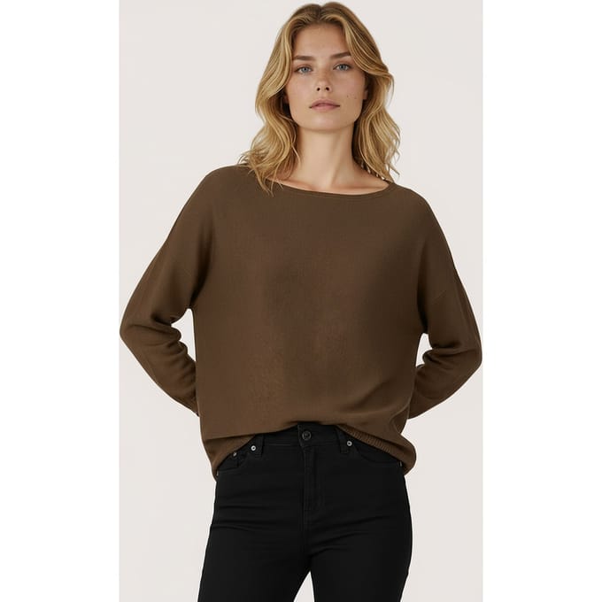 EsQualo Sweater Batwing Buttoned Cuff Army Green Taglia: S | Maglioni a maglia Outlet | Donna | Verde