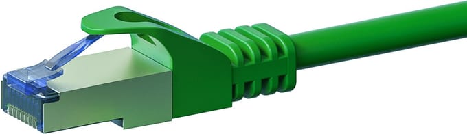 Danicom CAT6a S/FTP (PIMF) patchkabel - 3 meter groen - netwerkkabel - internetkabel - UTP kabel - RJ45 - 10000 mbit/s