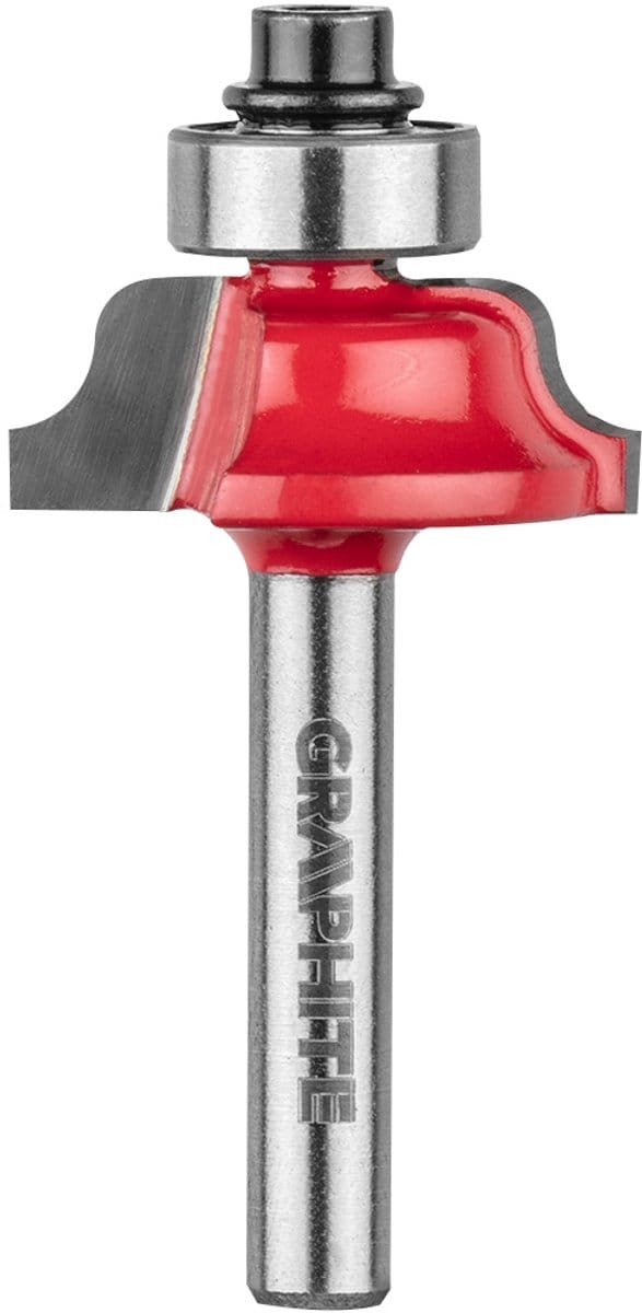 Graphite - Decoratieve Frees met Lager - HM - Diameter 25.7 mm - Hoogte 9.7 mm - Schacht 6 mm