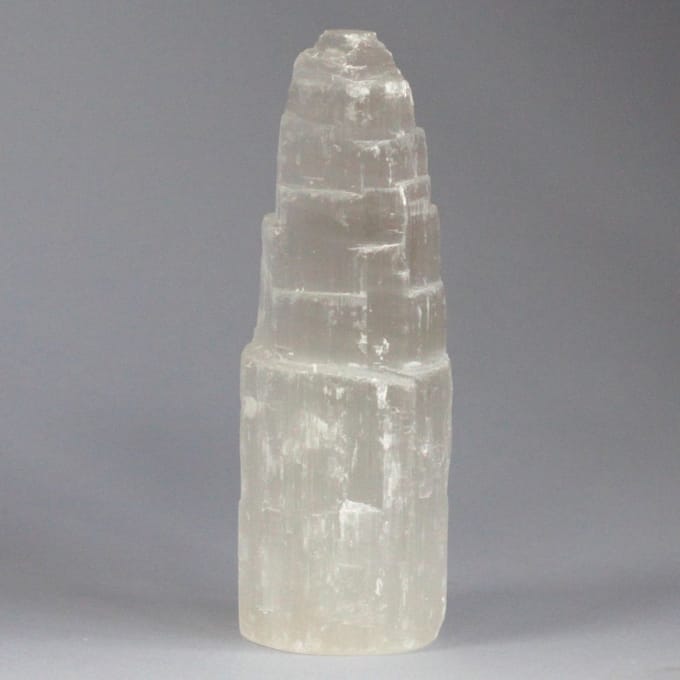 Natuurlijke Seleniettoren - 15 cm