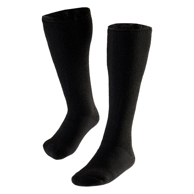 Kniekousen thermo heren - 41/46 - Zwart - 1 Stuk