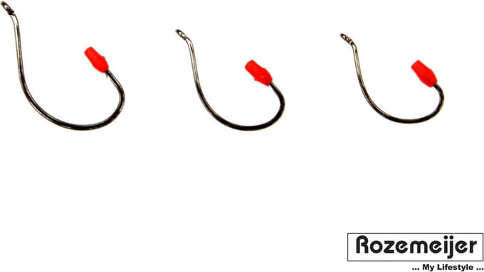 Rozemeijer Worm & Dropshot Hooks Zwart / #6